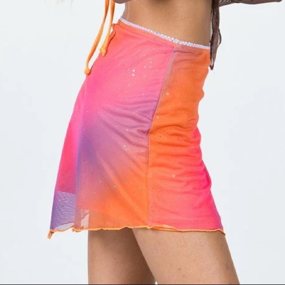 PRINCESS POLLY LOXLEY MINI SKIRT MULTI | Size 4 - Picture 6 of 9